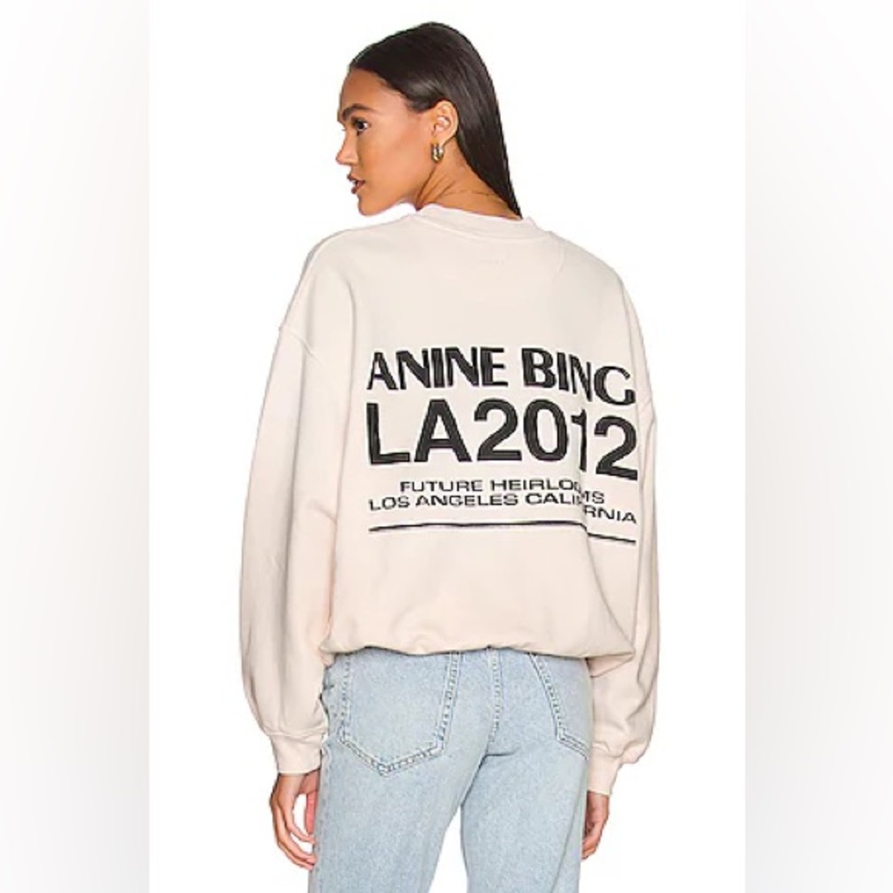 Subtle Pink Anine Bing Sweatshirt